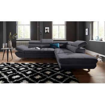 Enterprise Sarokgarnitúra - jobbos állású - ágyazható - relaxfejtámla