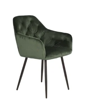 Étkezőszék-Zöld bársony