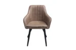 Étkezőszék-Sötét bézs szövet antique