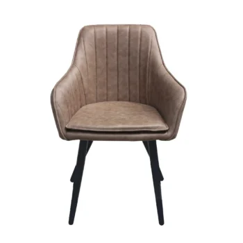 Étkezőszék-Sötét bézs szövet antique