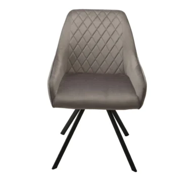 Forgó Étkezőszék-Szürke Bársony