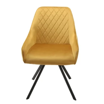 Forgó Étkezőszék-Sárga Bársony