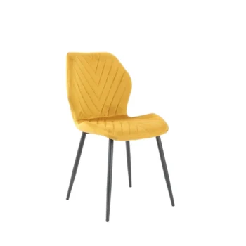 Étkezőszék Bársony kárpitozással