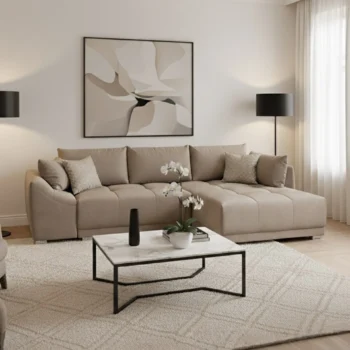 Cuuby Sarokkanapé Boston bézs