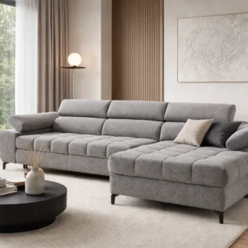 Lugano I sarokgarnitúra ágyazható ágyneműtartós