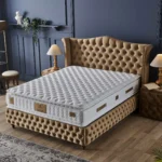 Gold ágykeret 160x200 ágynemütartós (Sb42) arany - Image 5