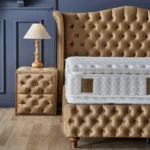 Gold ágykeret 160x200 ágynemütartós (Sb42) arany - Image 2