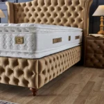 Gold ágykeret 160x200 ágynemütartós (Sb42) arany - Image 3