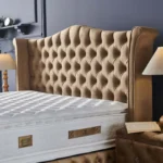 Gold ágykeret 160x200 ágynemütartós (Sb42) arany - Image 4