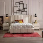 Visco Sense ágykeret fejtámlával SB37 világos bézs ( bemutató darab)