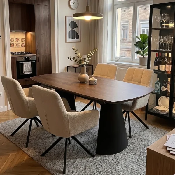 Cantoen kerámialapos asztal 180x90cm (80cm bővíthető)