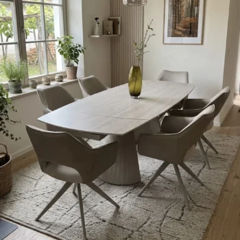 Venta kerámialapos asztal 180x90cm + 80cm bővithető