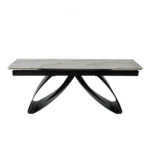 Cantona bővithető kerámialapos matt asztal 2 színben 180x90cm ( + 80cm ) - Image 2