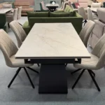 Cantona bővithető kerámialapos matt asztal 2 színben 180x90cm ( + 80cm ) - Image 6