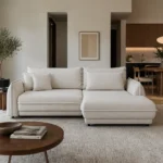 Mojo sarokgarnitúra, 2 színben, ágyazható,ágyneműtartós