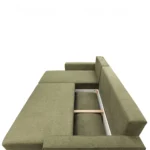 Ruben sarokgarnitúra 4 színben ágyazható/ ágyneműtartós - Image 4