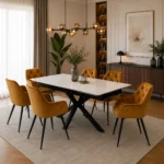 Matua bővíthető kerámialapos asztal 160x90 (80 cm bővíthető)