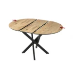 Atura bővíthető kerek étkezőasztal tölgy 95x95CM(+30CM) - Image 4
