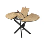 Atura bővíthető kerek étkezőasztal tölgy 95x95CM(+30CM) - Image 5